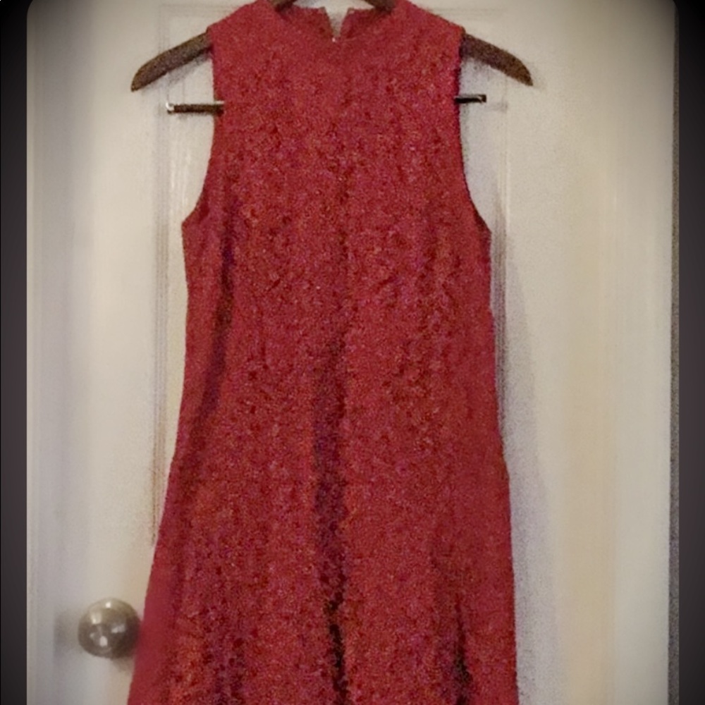Red❤️❤️lace Loft dress